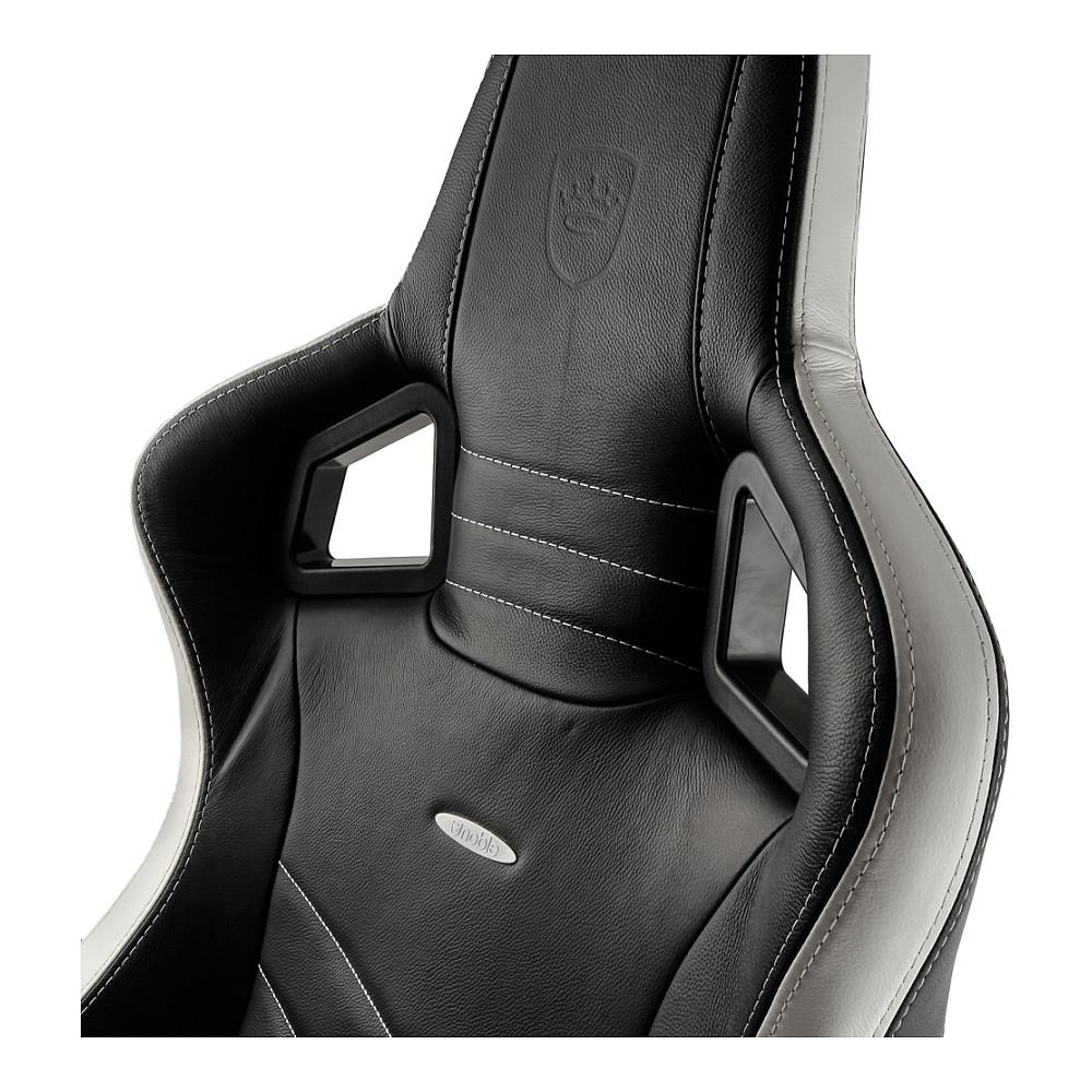 Karrige Gaming noblechairs EPIC Real Leather / 4D Armrests / 90–135° / 11° Rocking / Class 4 Gas Lift / 120kg – Zezë/Bardhë/Kuqe - 17
