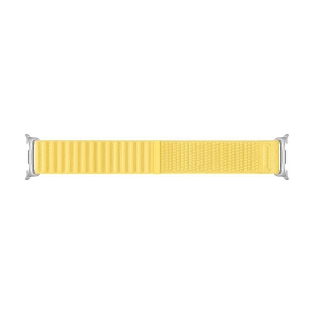 Rrip për ora Samsung Galaxy Watch9 / Fabric Band / Madhësia M/L - Verdhë
