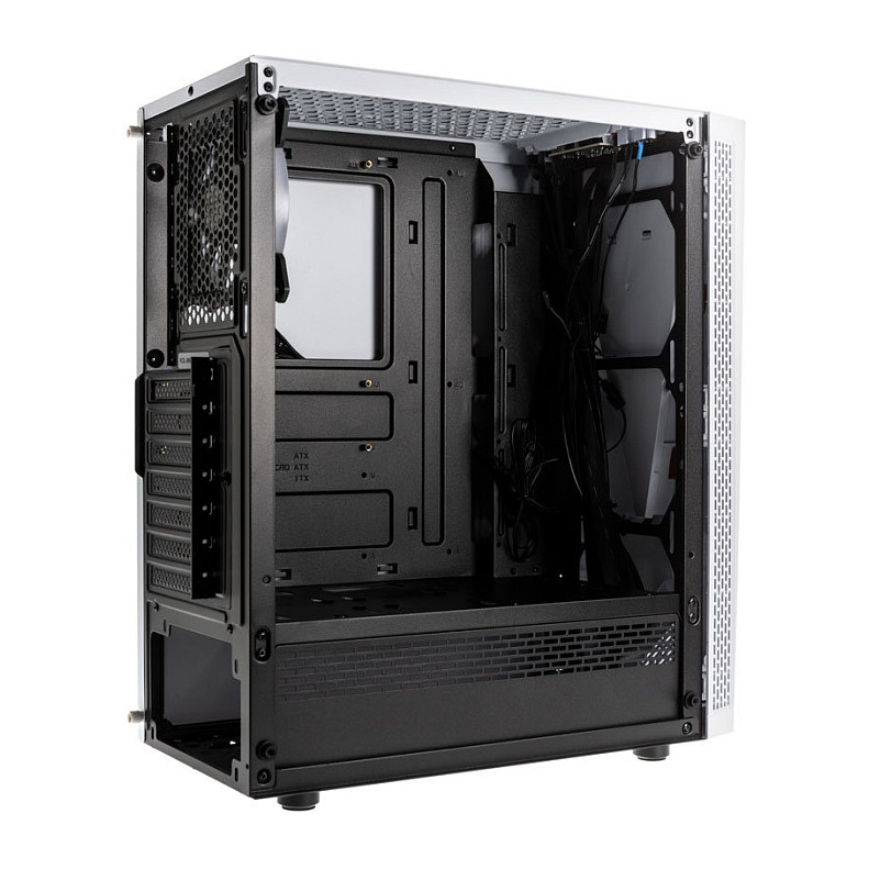 Kasë PC Kolink VOID RGB / Midi Tower / ATX / 1x 120mm ARGB Fan / Tempered Glass - Bardhë - 7