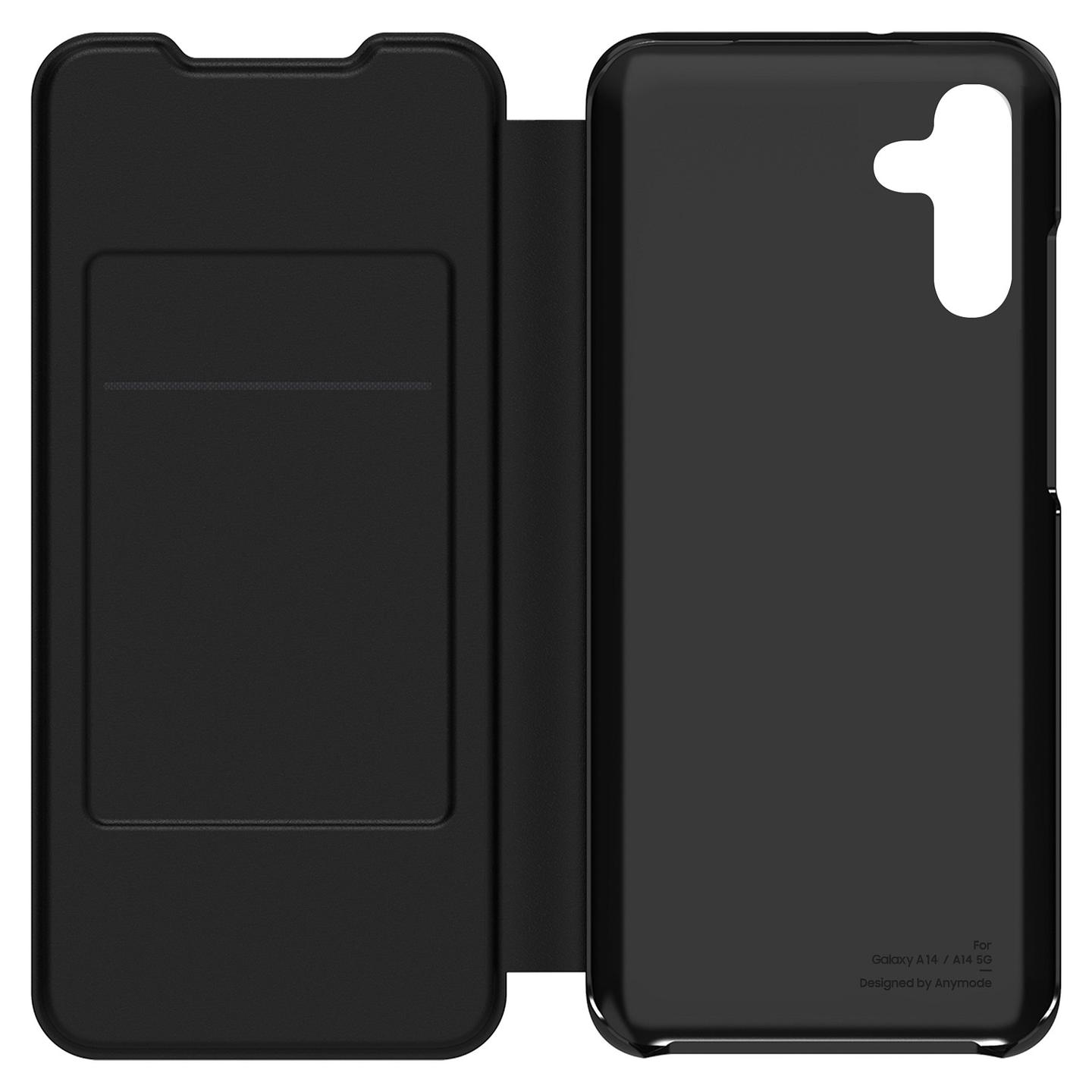 Case për Telefon Samsung Galaxy A14, Wallet Flip Case, GP-FWA146AMABQ – Zezë - 3