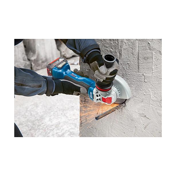 Grirëse Këndore Bosch GWX 18V-10 P Professional, 18V, Brushless, 125mm, 9000rpm, X-LOCK - Blu/Zezë - 3