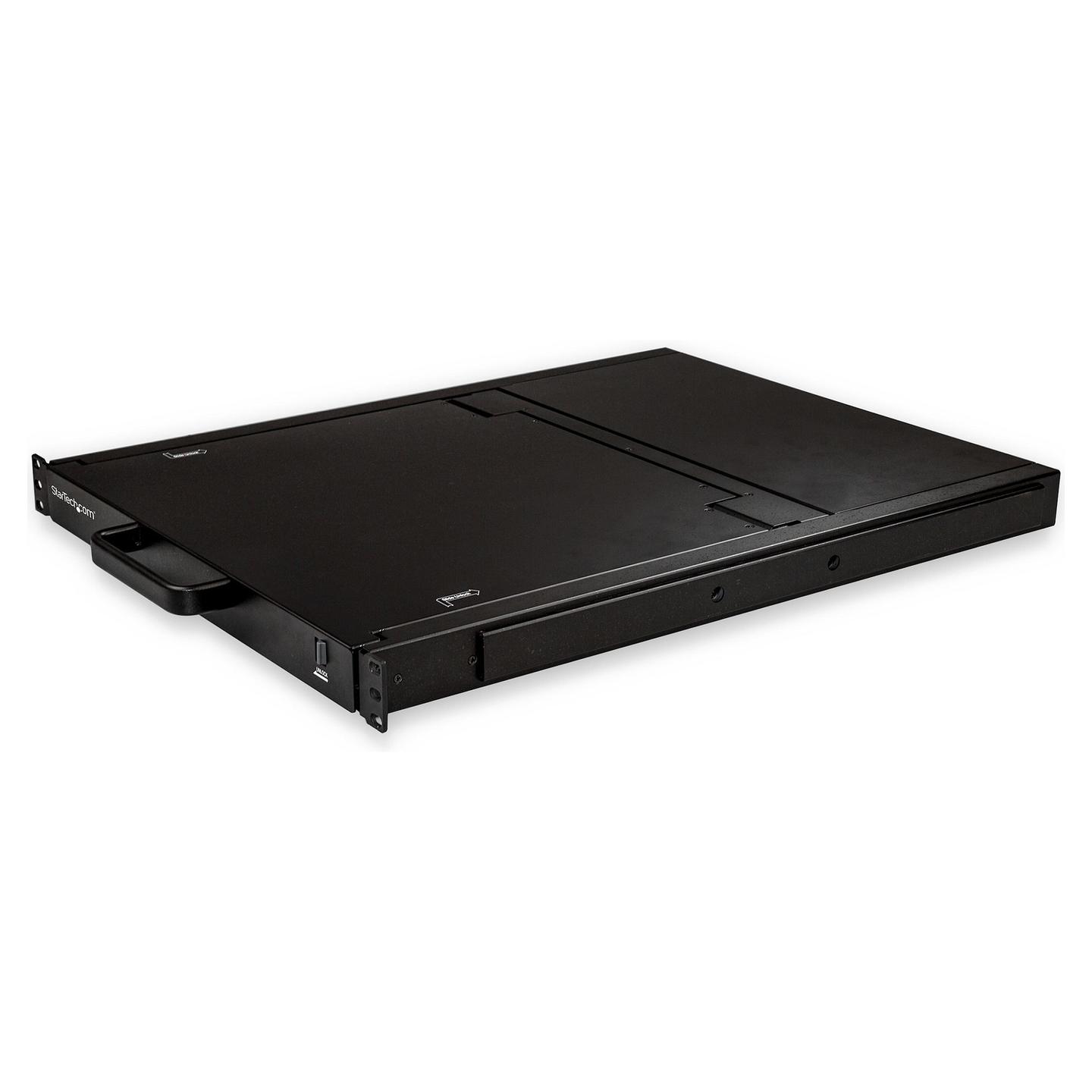KVM Switch StarTech.com RKCONS1708K, 8 porta VGA, ekran LCD 17", 1280×1024px, Tastierë dhe Touchpad, Rack 1U - Zezë - 5