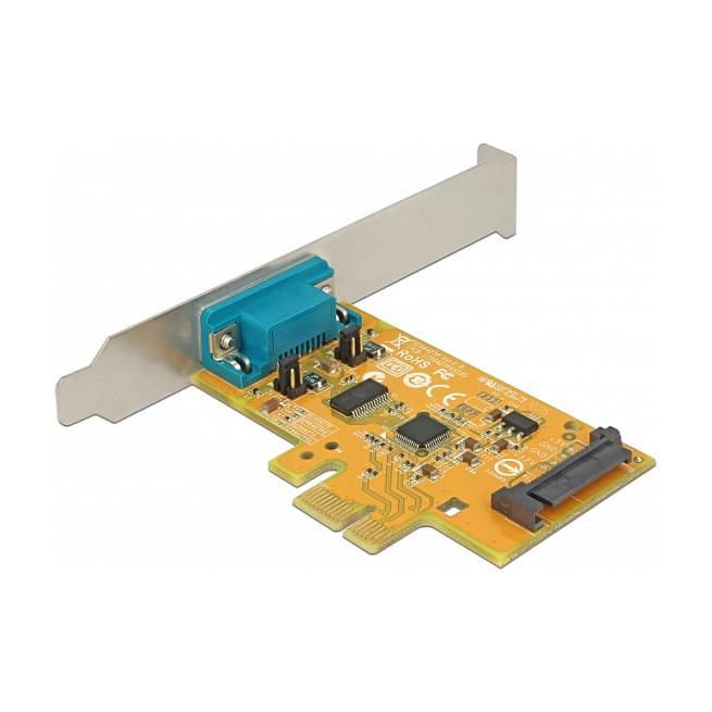 Kartë Zgjerimi PCI Express Delock 90293 / PCIe 2.0 x1 / 1x RS-232 DB9 / 115.2Kbps / Low Profile - 3