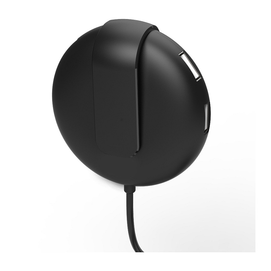 Adapter telefoni për veturë RealPower 195446 / 6x USB-A / 47W / 9-32V - Zezë - 2