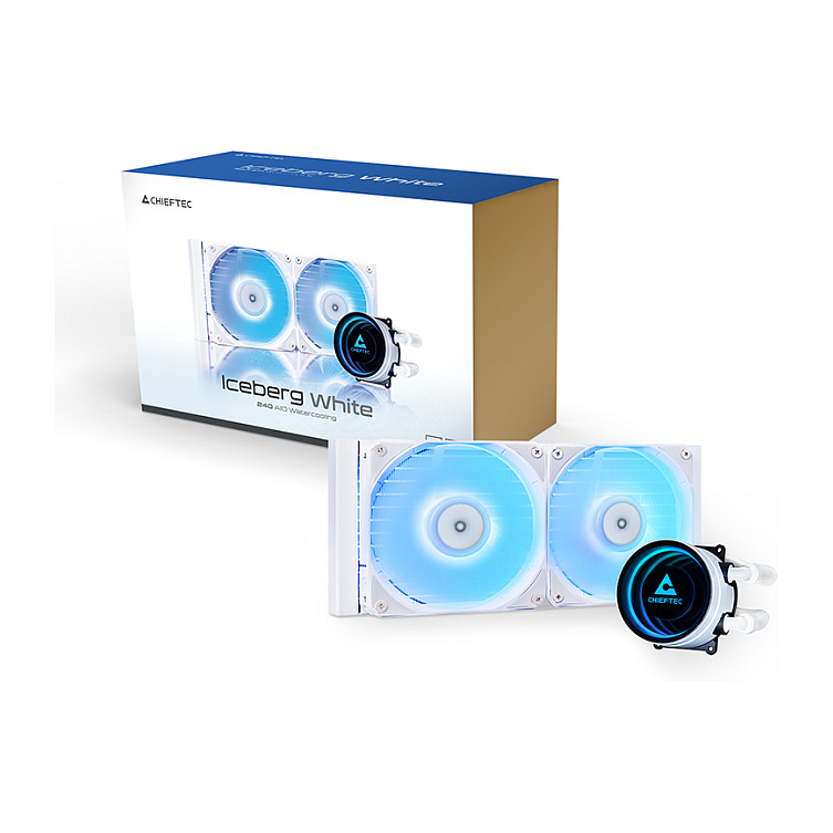 Ftohës për Procesor Chieftec ICEBERG 240-RGB-W / 240mm - Bardhë - 8