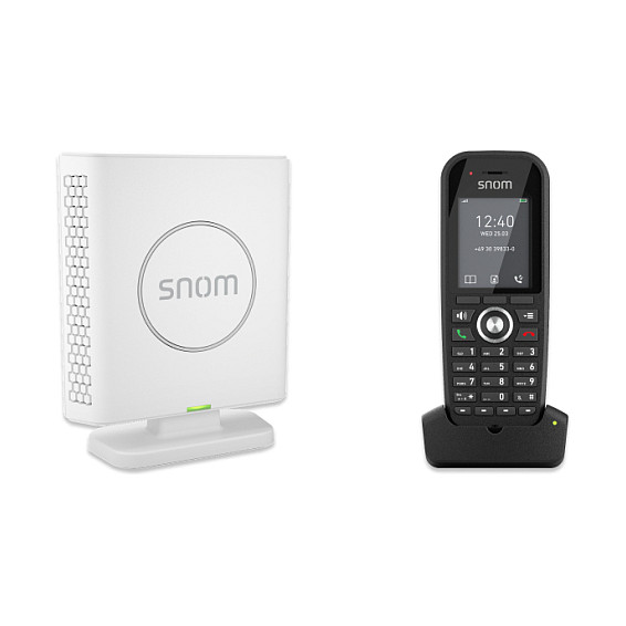 Telefon VoIP Snom M430 / 2" / DECT & PoE - Zezë/Bardhë - 4
