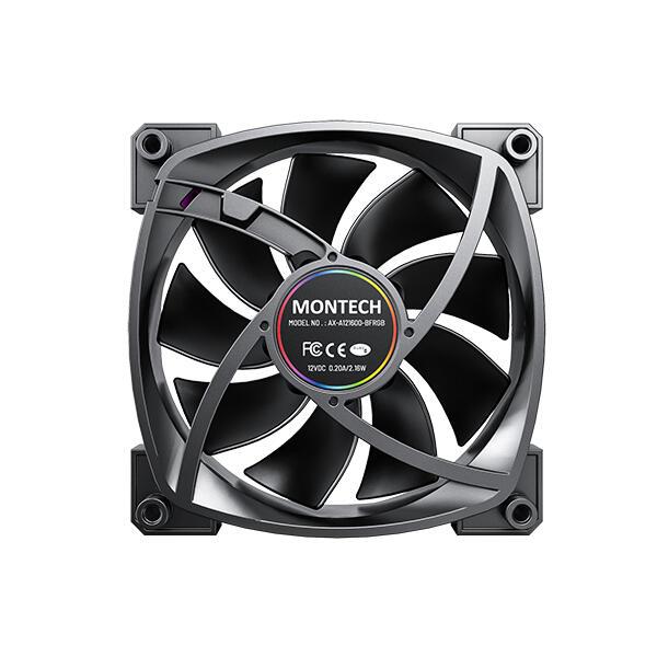Ftohës për Kasë Montech AX120 PWM / 120mm / 800-1600 RPM – Zezë - 4