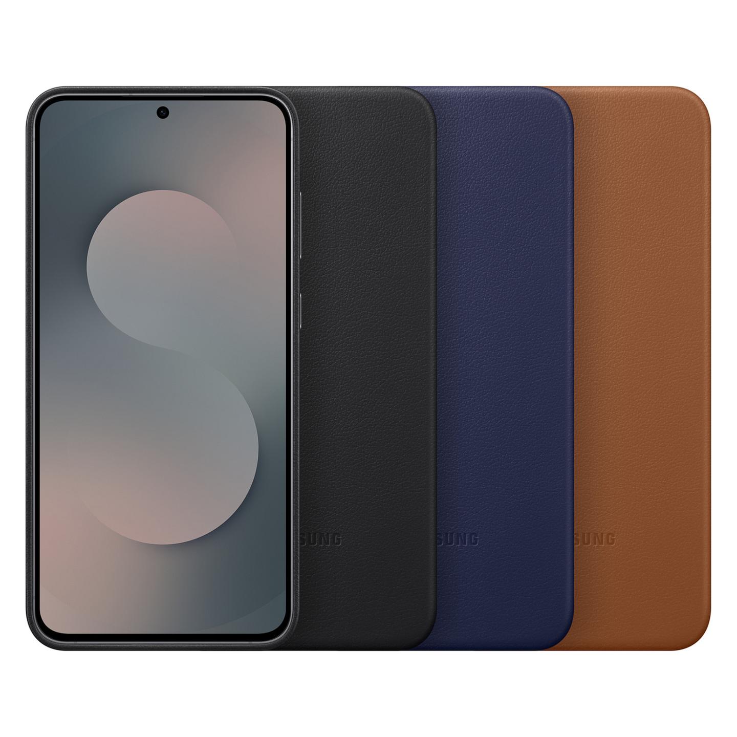 Case për Telefon Samsung Galaxy S25 FE Kindsuit EF-VS731PAEGWW, Material Vegan, Mikrovelur - Kafe - 6