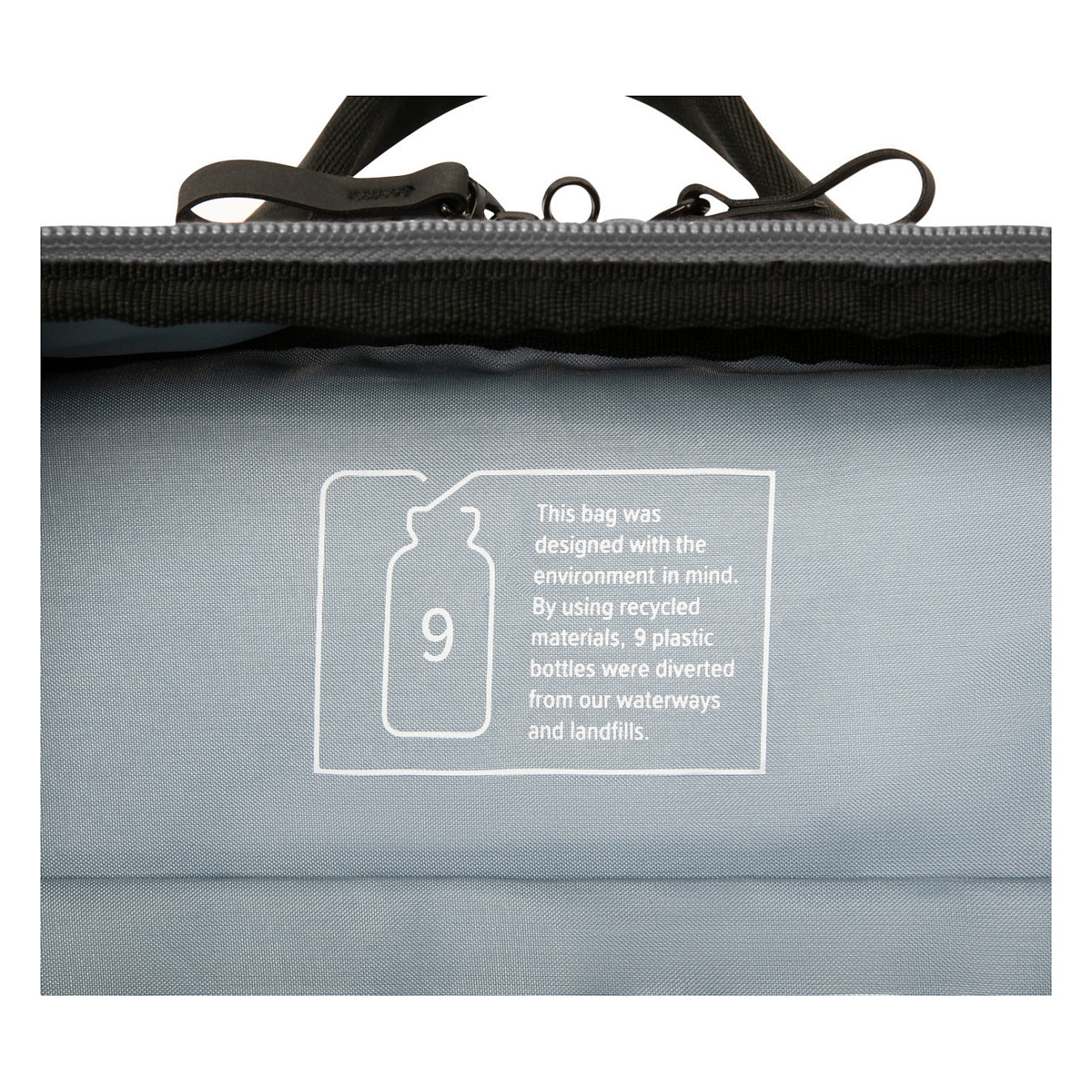 Çantë për laptop Targus Sagano EcoSmart / Travel Backpack / 15.6" / 22 L / RPET 500 / SafePort Sling / RFID Blocking / Hidden Rain Cover / Water Bottle Pocket - Zezë/Gri - 7