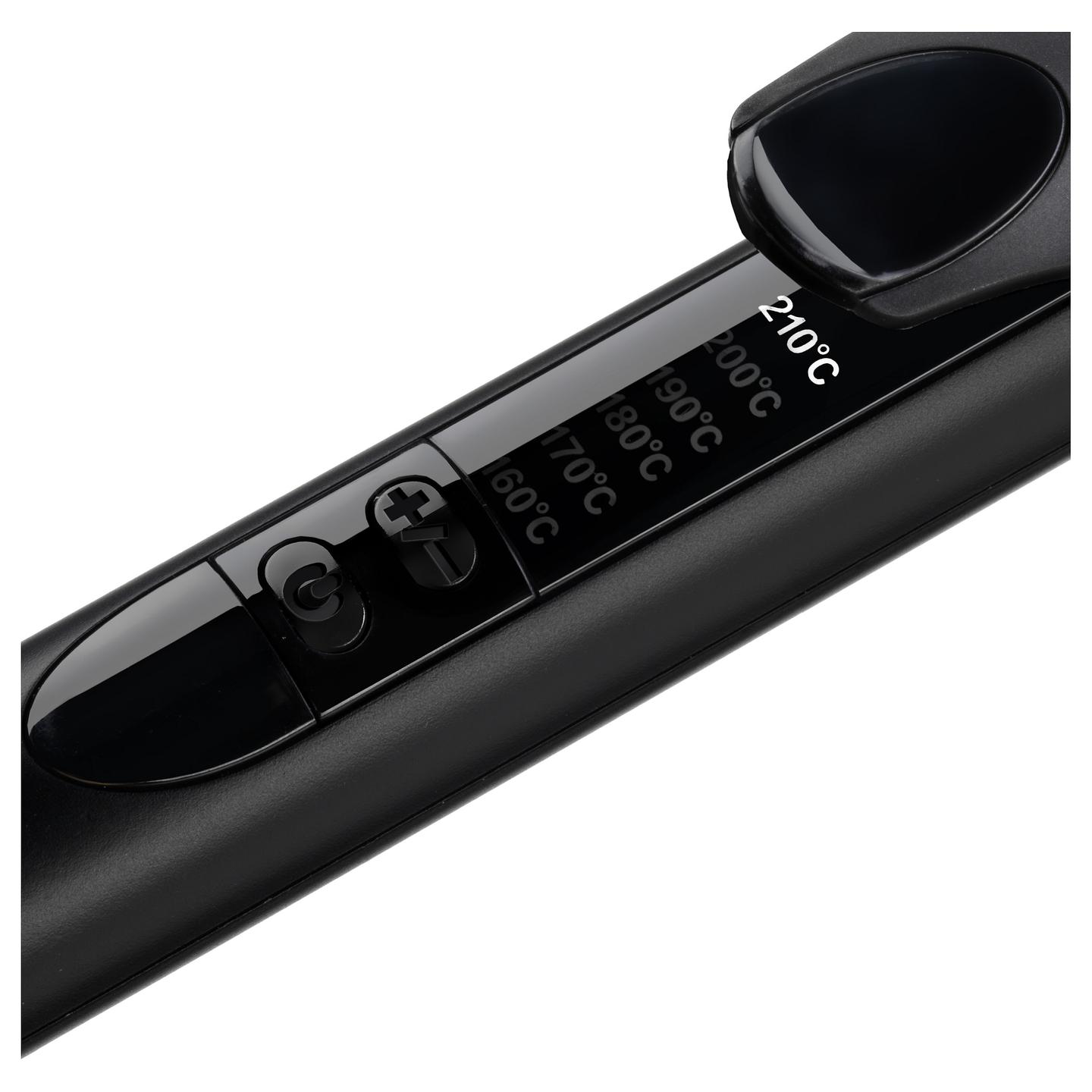 Stilues për Flokë BaByliss C453E / 38 mm / Kuarc-Qeramikë / 6 Temperatura / 160–210°C / Fikje Automatike – Zezë/Rozë - 2