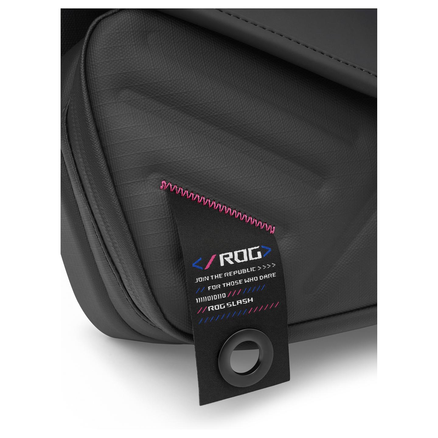 Çantë ASUS ROG SLASH Sling Bag 4.0, BC3004, për ROG Ally, Rezistente ndaj ujit, FIDLOCK, 0.6 kg - Zezë - 5