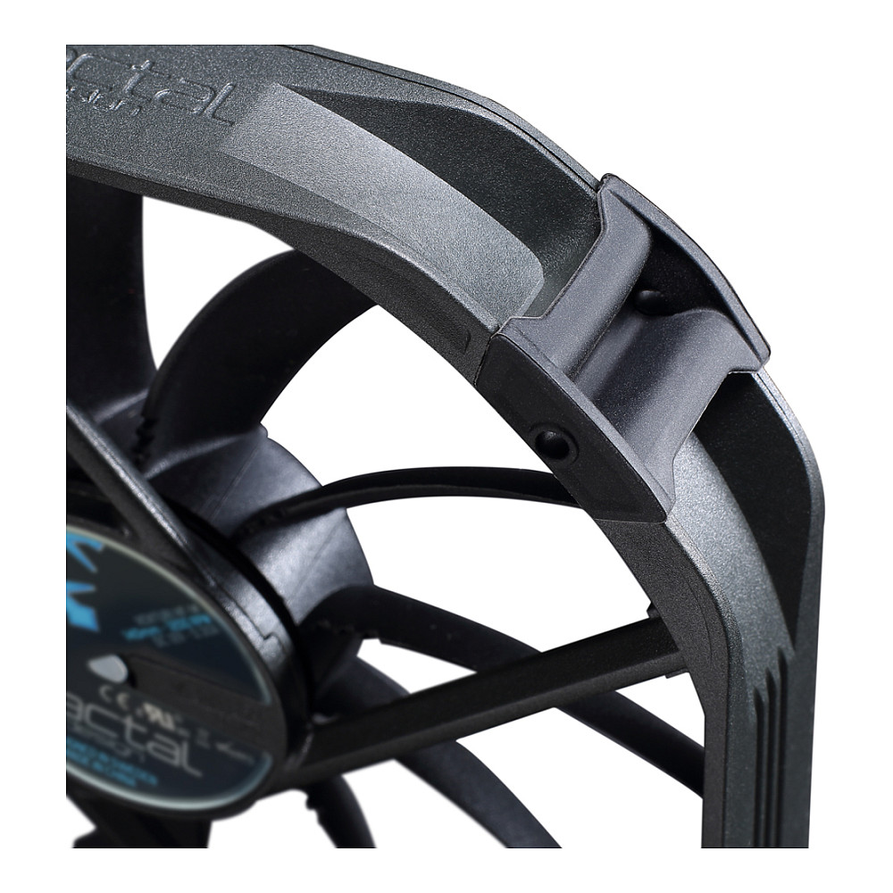 Ftohës për Kasë Fractal Design Venturi HF-14 / 140mm / 850-1200 RPM / 3-Pin – Zezë/Hiri - 3