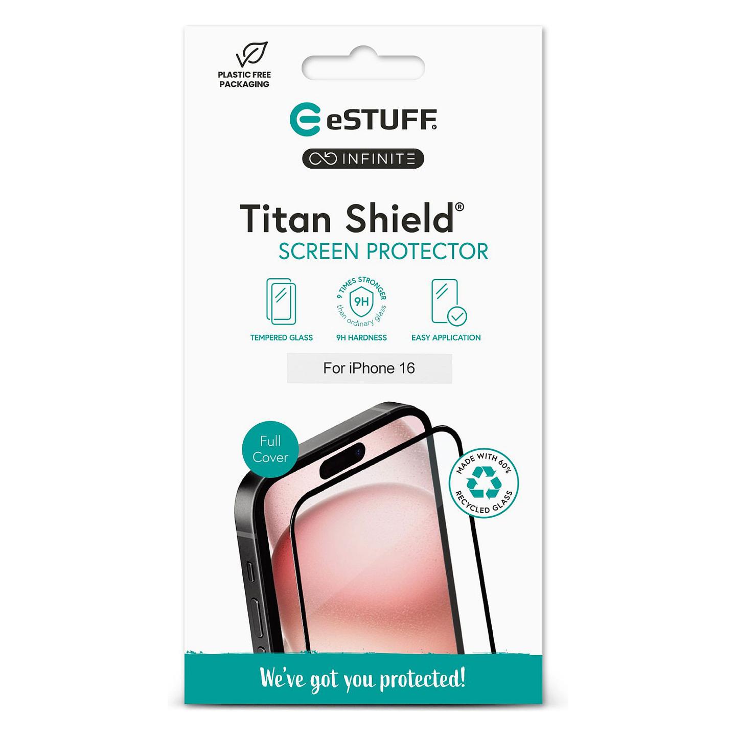 Aksesor për Telefon eSTUFF INFINITE Titan Shield / iPhone Air / Full Cover - Transparent - 2