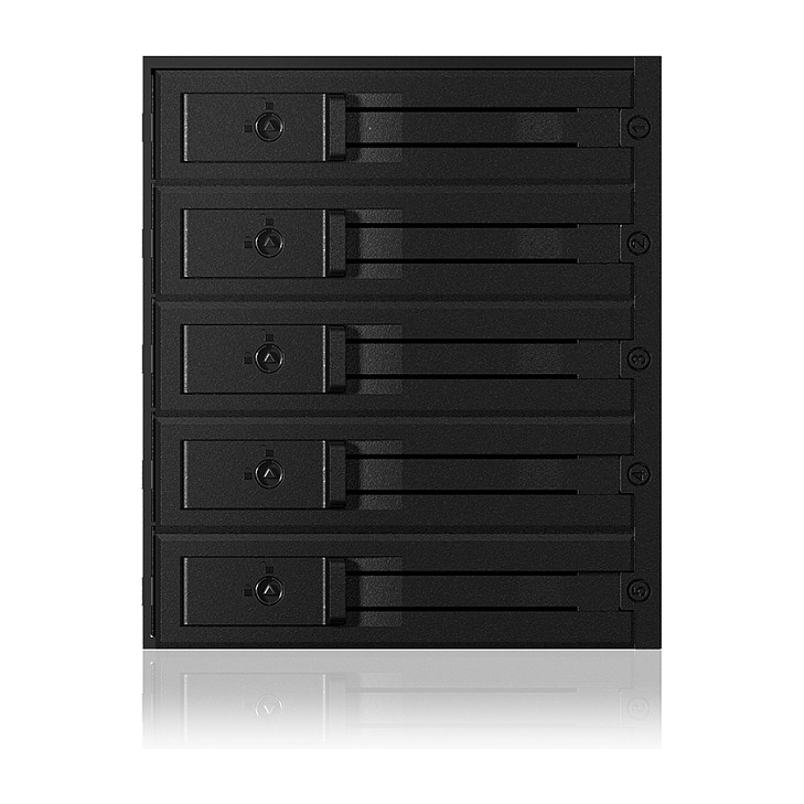 Aksesor për Disqe ICY BOX IB-565SSK / 3x 5.25" / SATA - Zezë - 8
