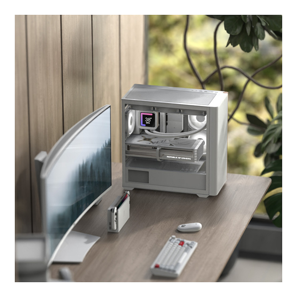 Kasë PC Aerocool D301A / Mini Tower / Micro ATX / 3x 120mm + 2x 140mm Fan Support / Mesh Front / Tempered Glass - Bardhë - 11