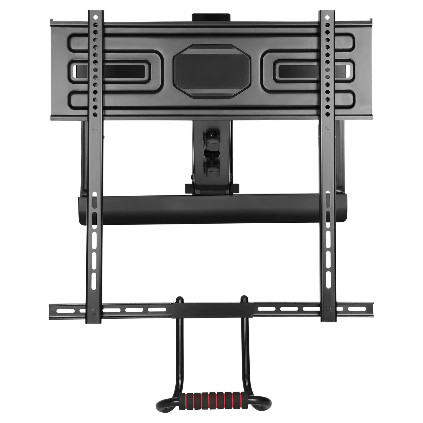 Mbajtëse Muri për TV Equip 650326 / 43"-70" / 35kg / Pull-Down / Tilt -5° deri -12° / Swivel ±30° - Zezë - 3