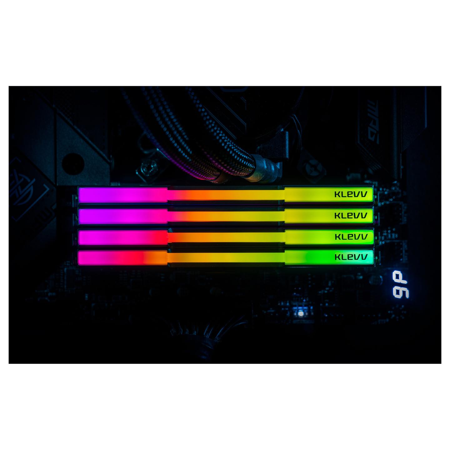 RAM Memorie KLEVV CRAS V RGB, 64GB (2 × 32GB), DDR5, 6000MT/s, CL30-36-36-76, Intel XMP 3.0, AMD EXPO - Zezë - 20