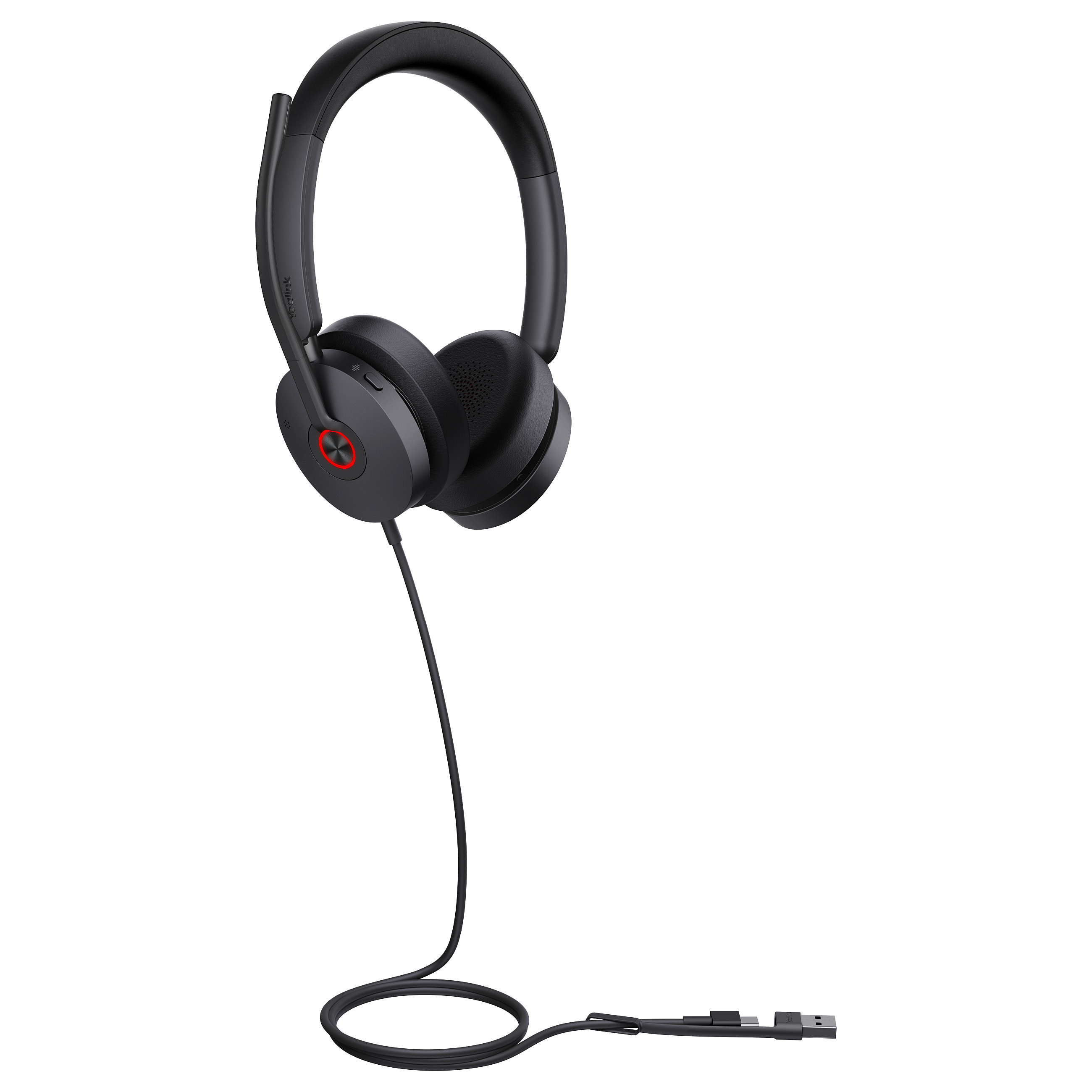 Kufje me kabllo Yealink UH48 Dual UC / USB-C & USB-A / ANC - Zezë - 6