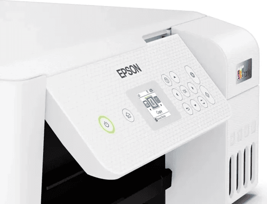 Printer Multifunksional Epson EcoTank L3286, Inkjet me Ngjyra, A4, 33 ppm, 3 në 1, Wi-Fi, USB - Bardhë/Zezë - 5
