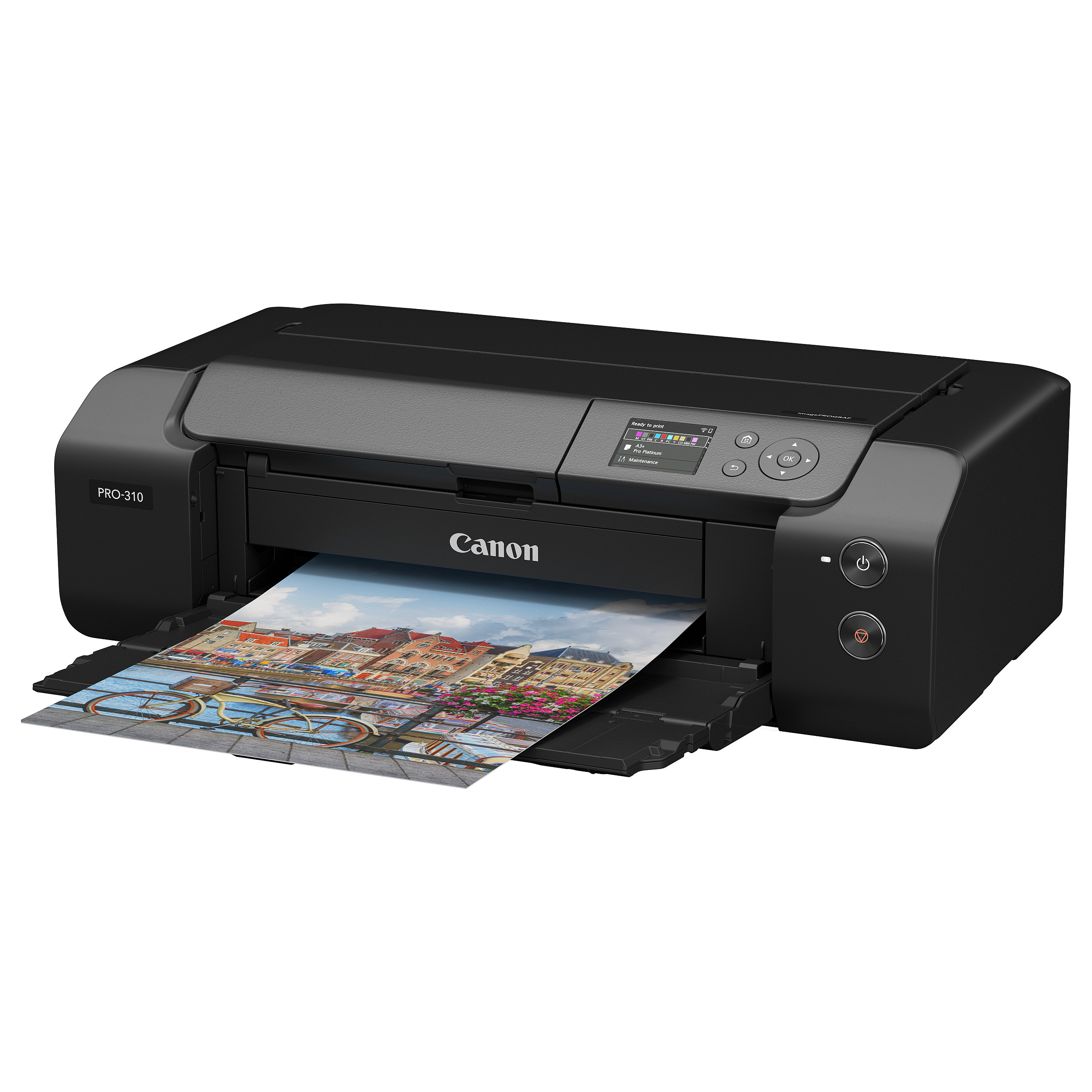 Printer Inkjet Canon imagePROGRAF PRO-310 / Inkjet / 4800 × 2400 DPI / A3+ / 10 ngjyra - Zezë - 5