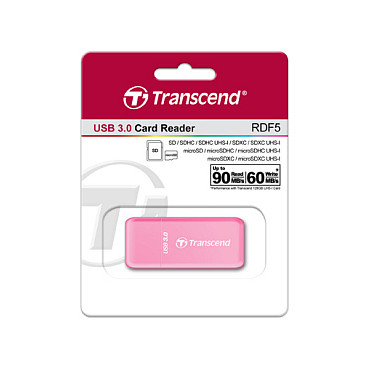 Lexues Kartelash Transcend RDF5 / USB 3.2 Gen1 Type-A / SD + MicroSD - 2