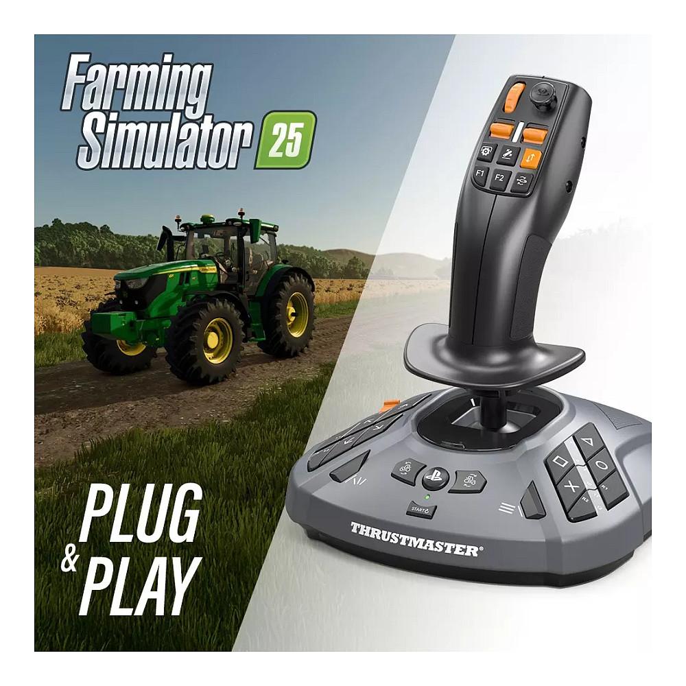Kontroller për PC / PS5 Thrustmaster SimTask FarmStick P / Joystick / 3-Akshe / 33 Butona / H.E.A.R.T. Hall Effect / USB – Zezë - 2