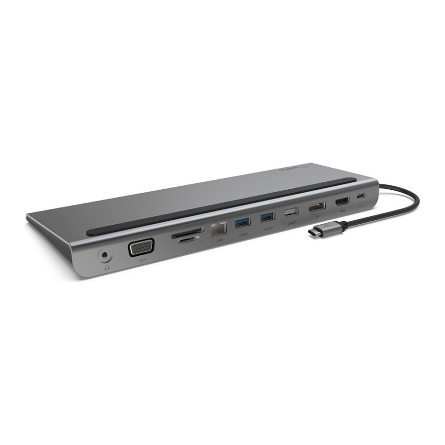 Docking Station për Laptop Belkin CONNECT 11-in-1 / USB-C / HDMI+DisplayPort+VGA / Gigabit Ethernet / 100W PD - Hiri - 2