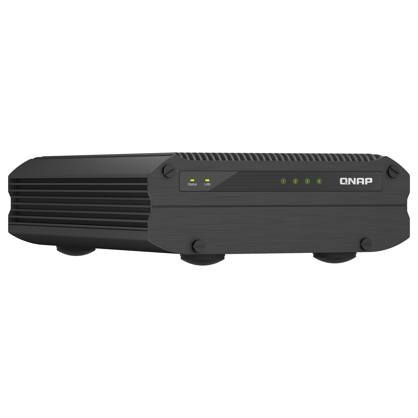 NAS QNAP TS-i410X-8G, Intel Atom x6425E, 8GB DDR4, 4 Bay SATA 2.5", 2 × 10GbE, Tower - Zezë - 2