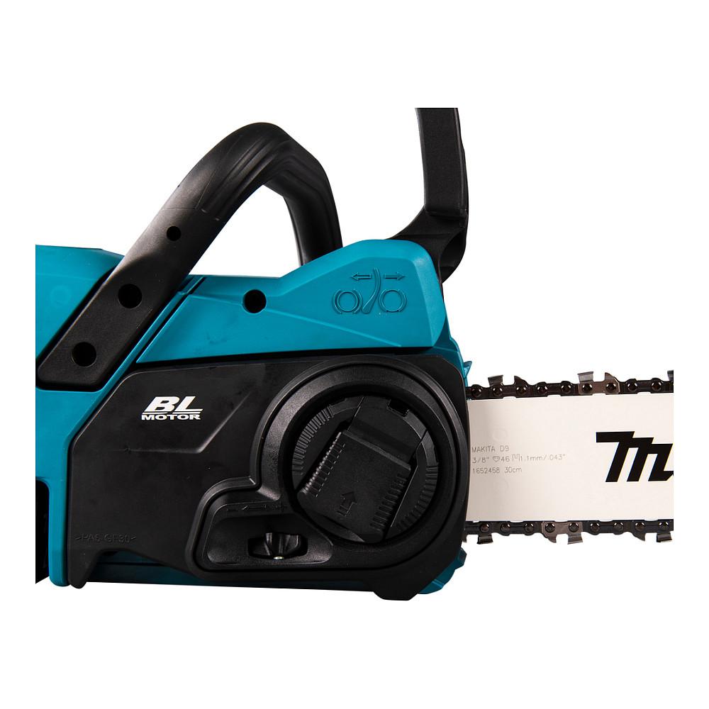 Sharrë me Zinxhir me Bateri Makita DUC307ZX2, 18V, Brushless, Shpatë 300mm, 7.7m/s - Blu - 12