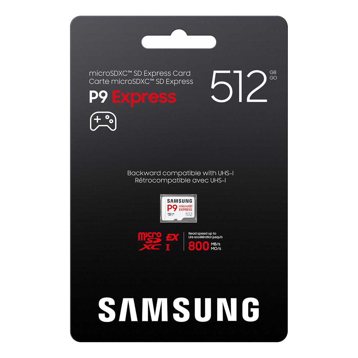 Kartë Memorie Samsung P9 Express / 512GB / MicroSDXC / SD Express / UHS-I / U3 / V30 - 4