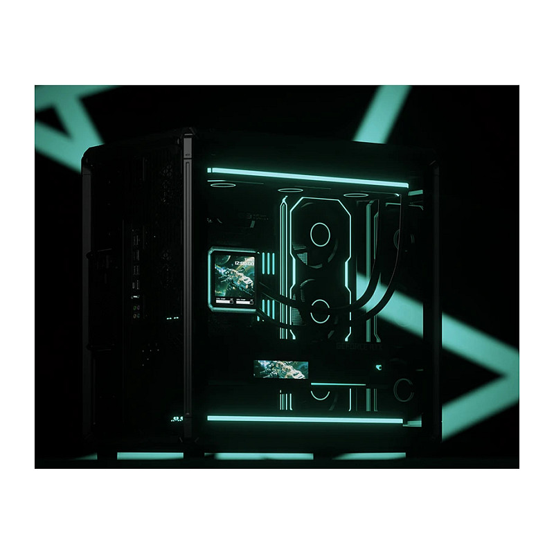 Kasë PC JONSBO X400 / Midi Tower / ATX / Back-Connect / Tempered Glass - Gri - 44