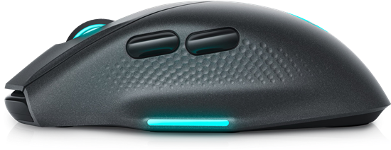 Maus Gaming Dell Alienware AW620M / Wireless + Wired / 2.4GHz / 26000 DPI / 7 Butona / 100g – Zezë - 5
