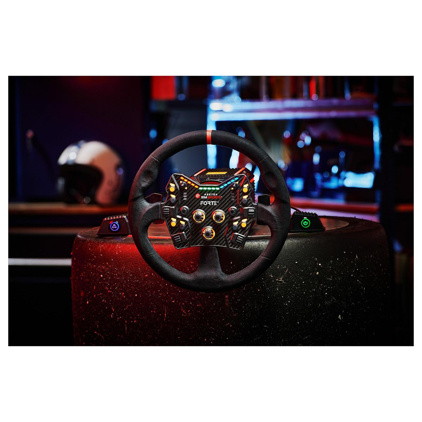 Aksesorë për Timon Asetek SimSports Forte GT Button Box / 21 Elemente Kontrolli / Për Timona 330mm / PC - Zezë - 9