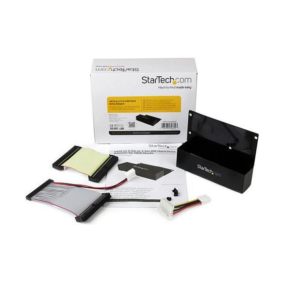 Aksesor për Disqe StarTech.com SAT2IDEADP / 2.5" në 3.5" / SATA në IDE / ATA-133 - Zezë - 9