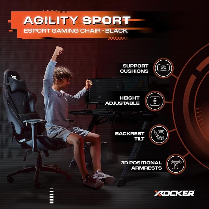 Karrige Gaming X Rocker Agility eSport - Zezë - 5