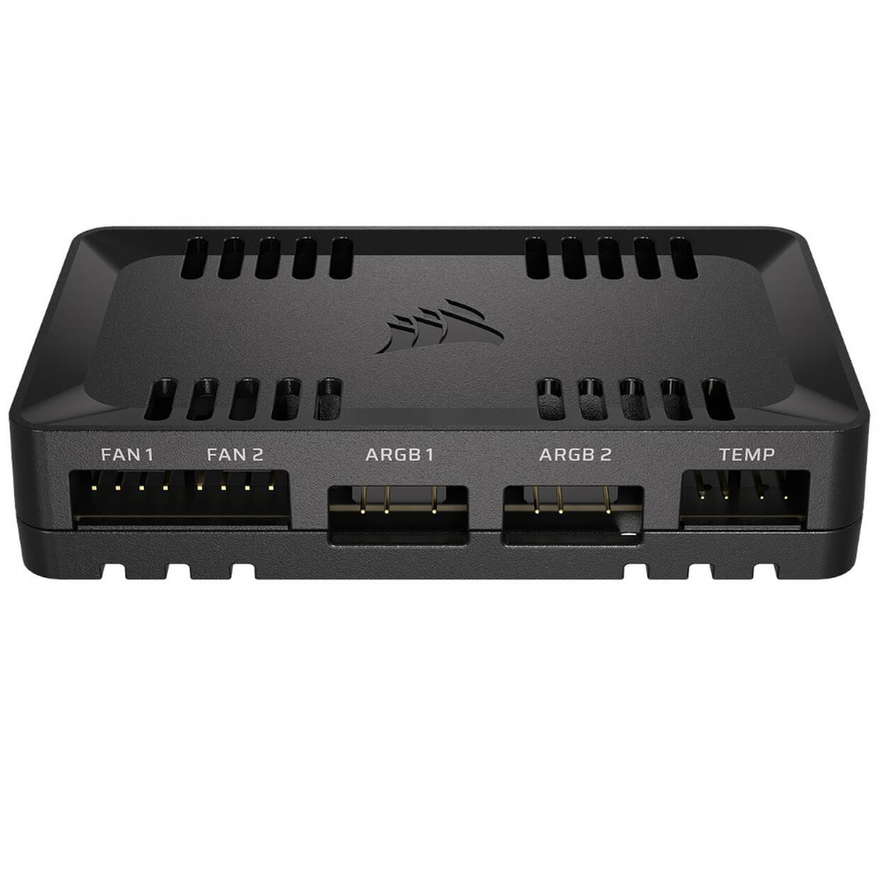 Kontrollues Corsair COMMANDER DUO, ARGB, PWM, iCUE LINK, 2 Kanale - Zezë - 2