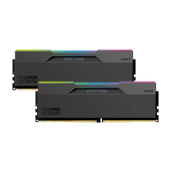 RAM Memorie KLEVV CRAS V RGB, 64GB (2 × 32GB), DDR5, 6000MT/s, CL30-36-36-76, Intel XMP 3.0, AMD EXPO - Zezë