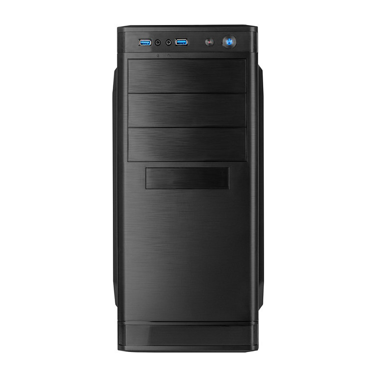 Kasë PC Inter-Tech IT-5905 / Mid Tower / ATX / 120mm Fan Support / 80/120mm Rear Fan / 2.5" + 3.5" Bay - Zezë - 2