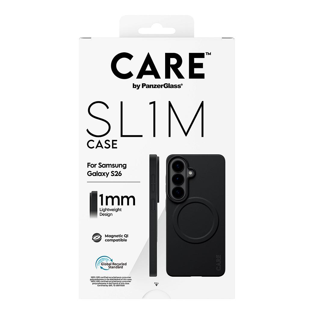 Aksesor për telefon PanzerGlass CARE SL1M / Case / Samsung Galaxy S26 / Plastikë / Qi / Karikim Wireless - Zezë - 3