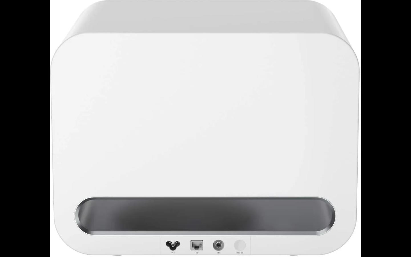 Subwoofer WiiM Sub Pro, 250W RMS, 8", 25–200Hz, Wi-Fi 6E, Bluetooth 5.3, Ethernet, RCA - Bardhë - 3