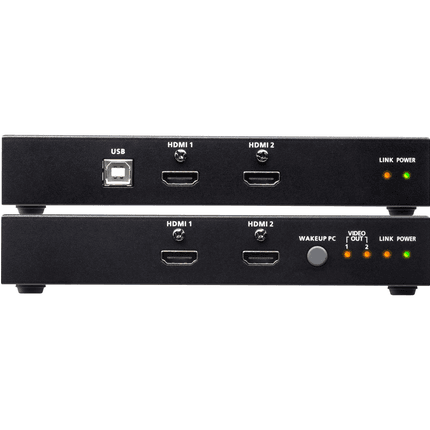 Extender KVM ATEN CE824, HDMI Dual View, HDBaseT 2.0, 4K, deri në 100 m - Zezë - 2