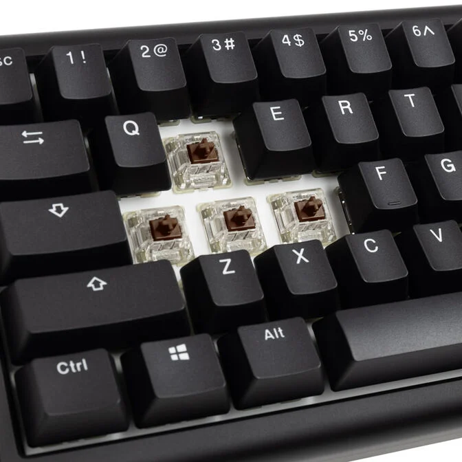 Tastierë Gaming Ducky ProjectD Tinker 65 / 65% / Mekanike / Cherry MX Brown / Hot-Swap / RGB / USB-C - Zezë - 5