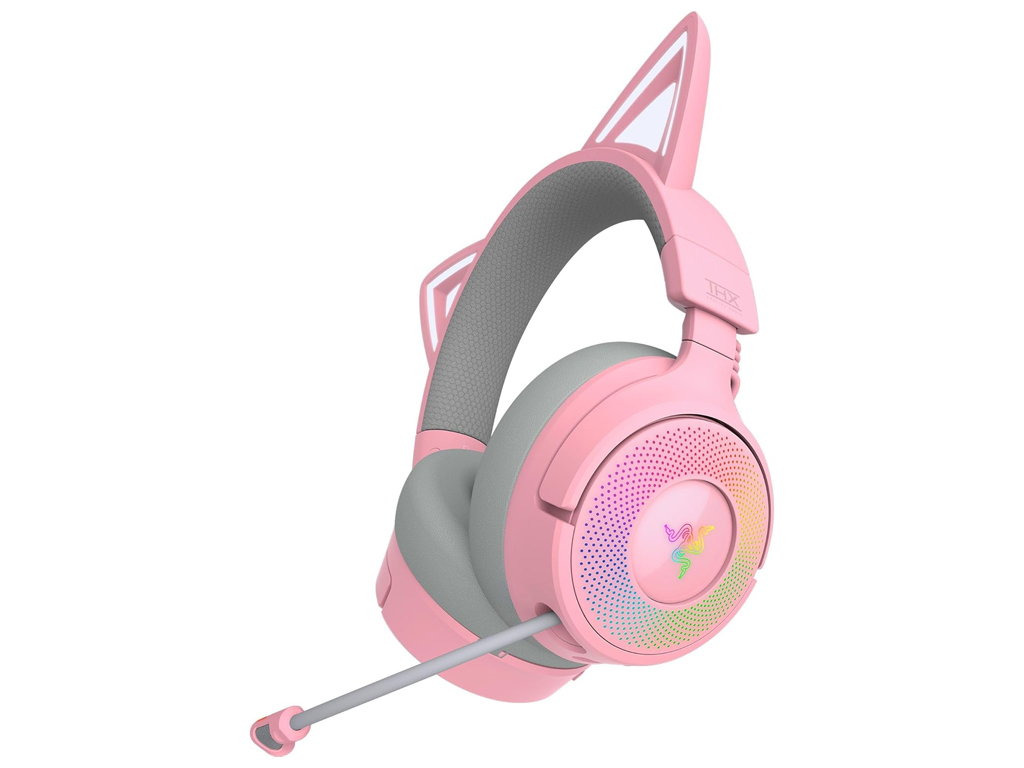 Kufje Gaming Razer Kraken Kitty V3 Pro / Wireless – Rozë - 3