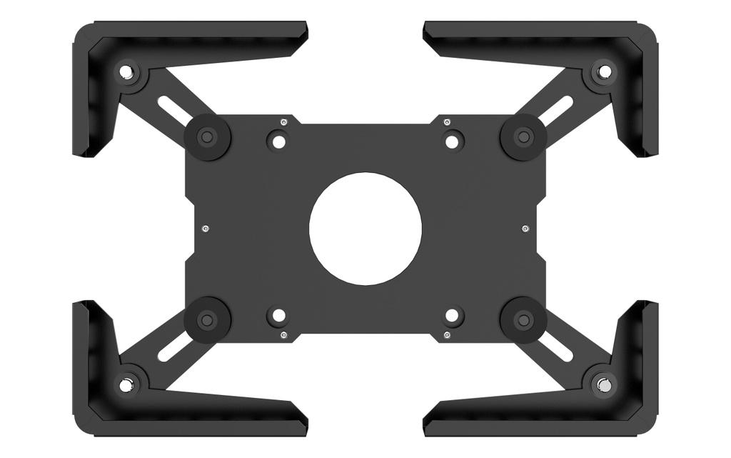 Mbajtëse për tablet ALLNET VesaFLEX-Mount/10.1bl / VESA / 10.1–13" / Universale – Zezë - 2