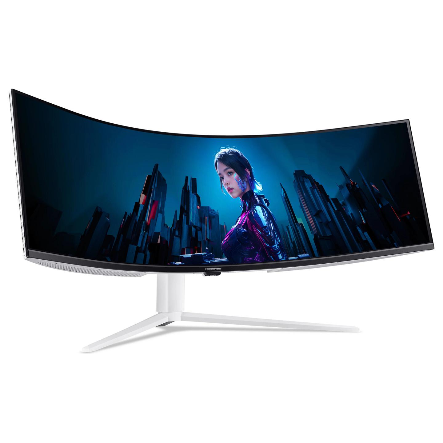 Monitor Acer Predator Z57A, 57.1", DUHD VA Mini LED, 120Hz, 1ms, 2xHDMI+DP+USB-C+USB - Bardhë - 2