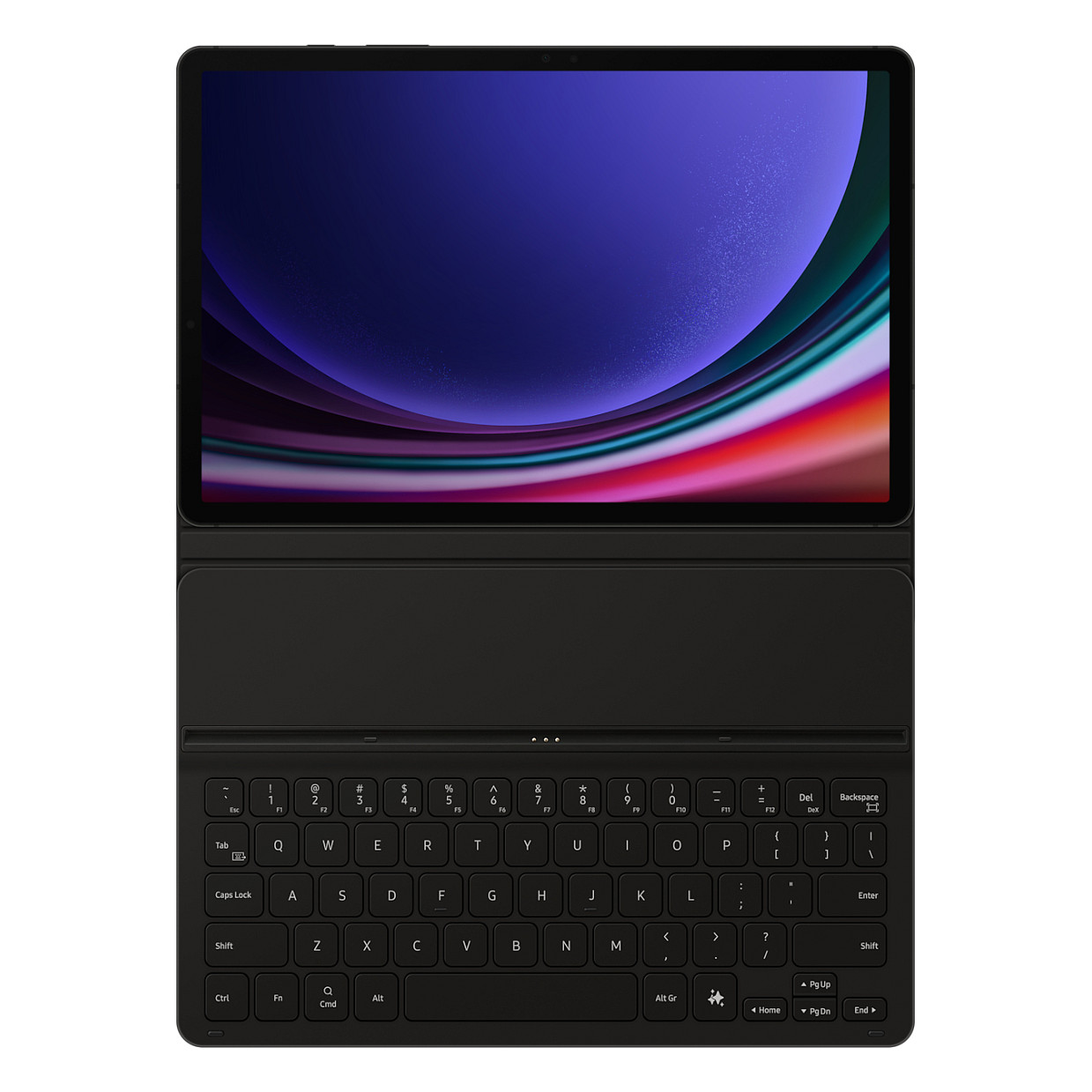 Tastierë Samsung për Galaxy Tab S9 / Tab S9 FE / QWERTZ / Bluetooth / POGO Pin - Zezë - 10