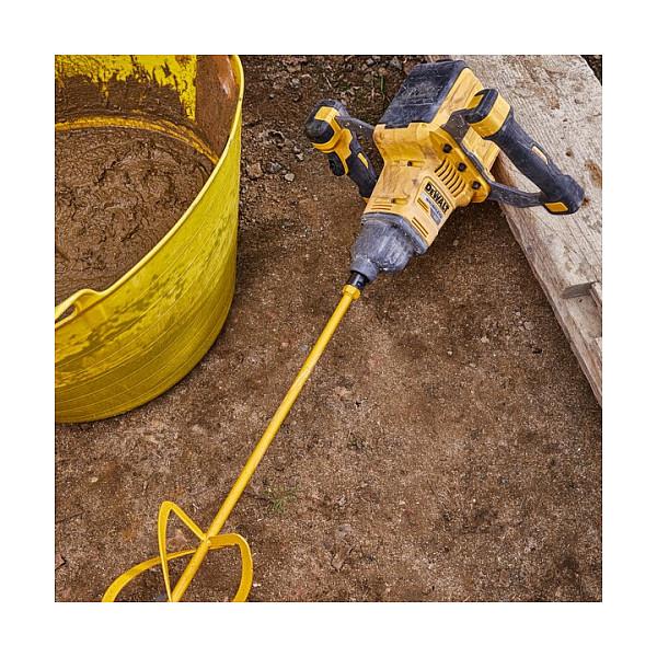 Mikser Ndërtimi me Bateri DeWALT DCD240N-XJ, 54V, Brushless, 725rpm, M14, 160mm - Zezë/Verdhë - 5