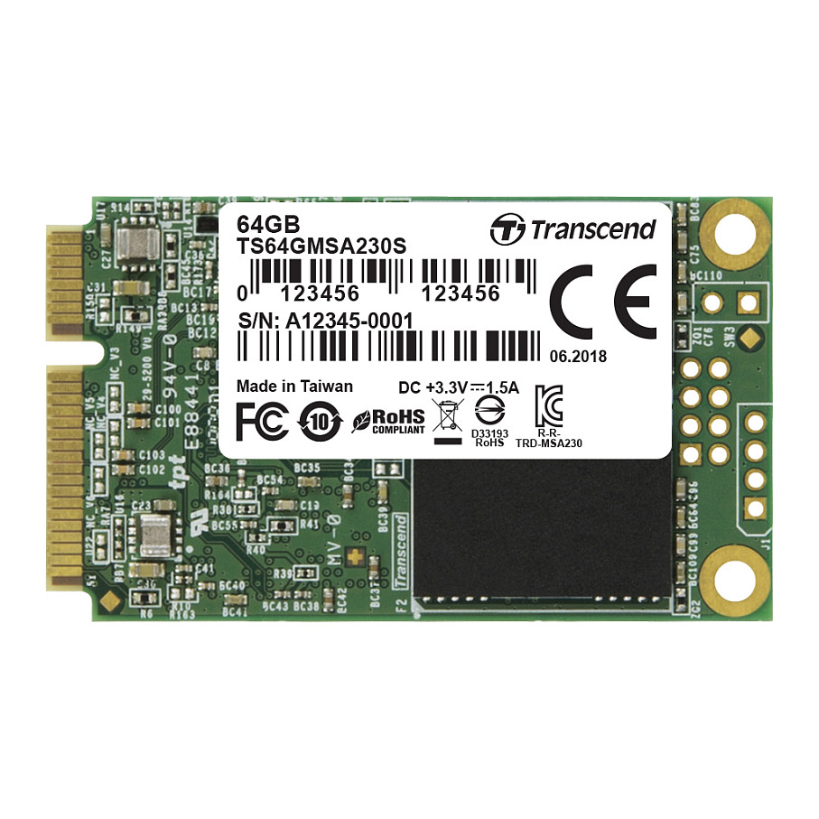 SSD e Brendshme Transcend mSATA SSD 230S / 64GB / mSATA - 2