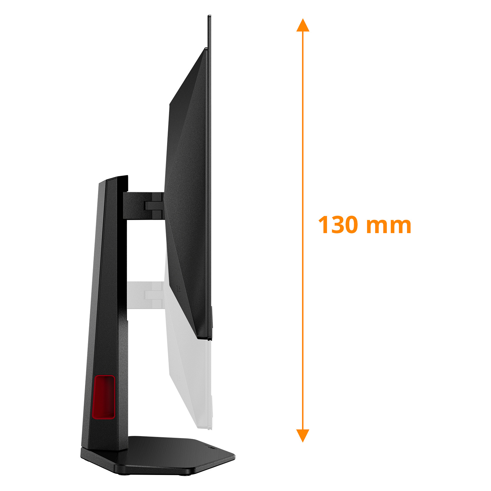 Monitor Gaming AOC G4 Q27G4ZDR / 26.5" / QHD QD-OLED / 240Hz / 0.03ms / HDMI+DisplayPort - Zezë/Kuqe - 6