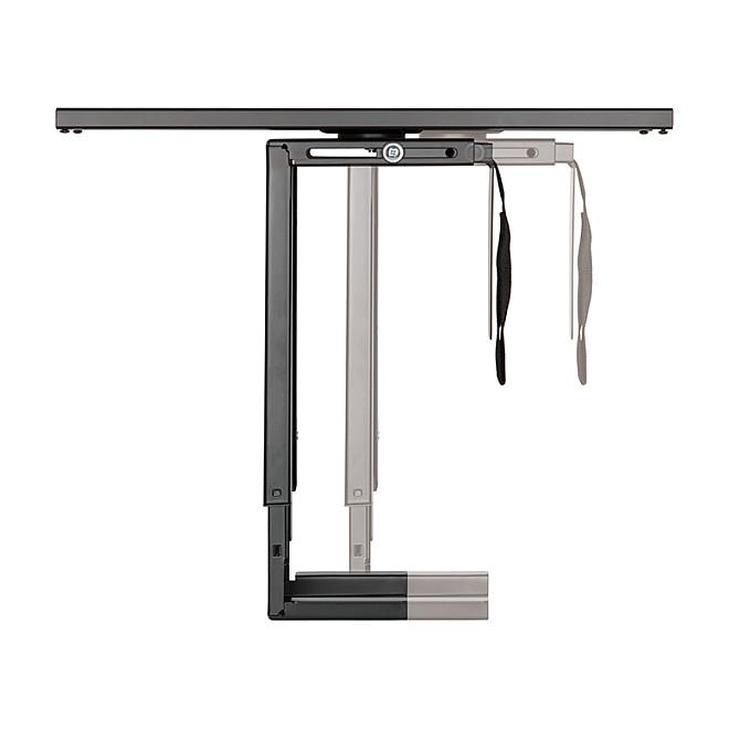 Mbajtëse për CPU LogiLink , e rregullueshme , nën tavolinë , me shinë rrëshqitëse , Easy-Locking , 360° , deri 10kg - Zezë - 3
